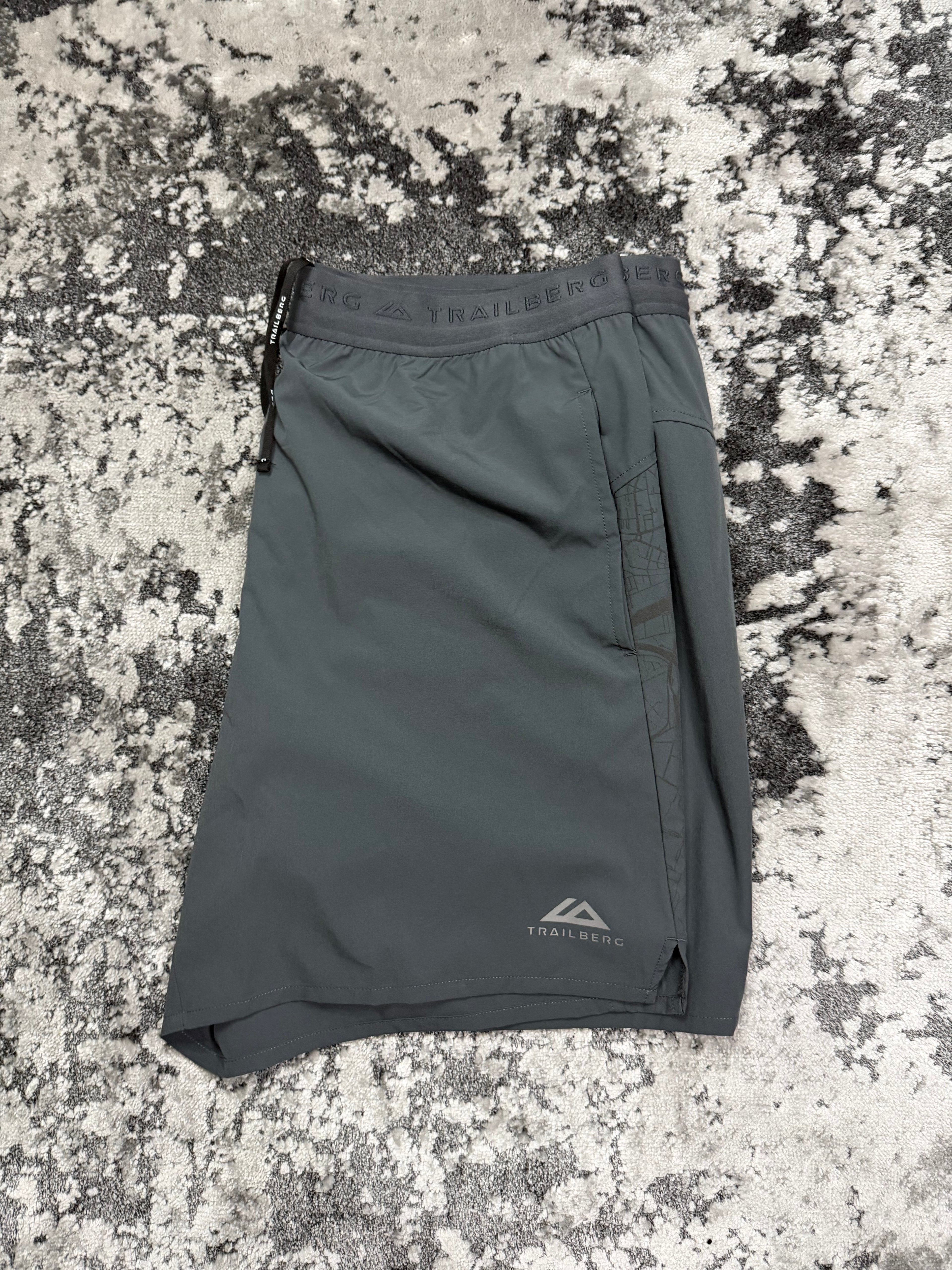 Dark Grey Trailberg Triathlon Shorts