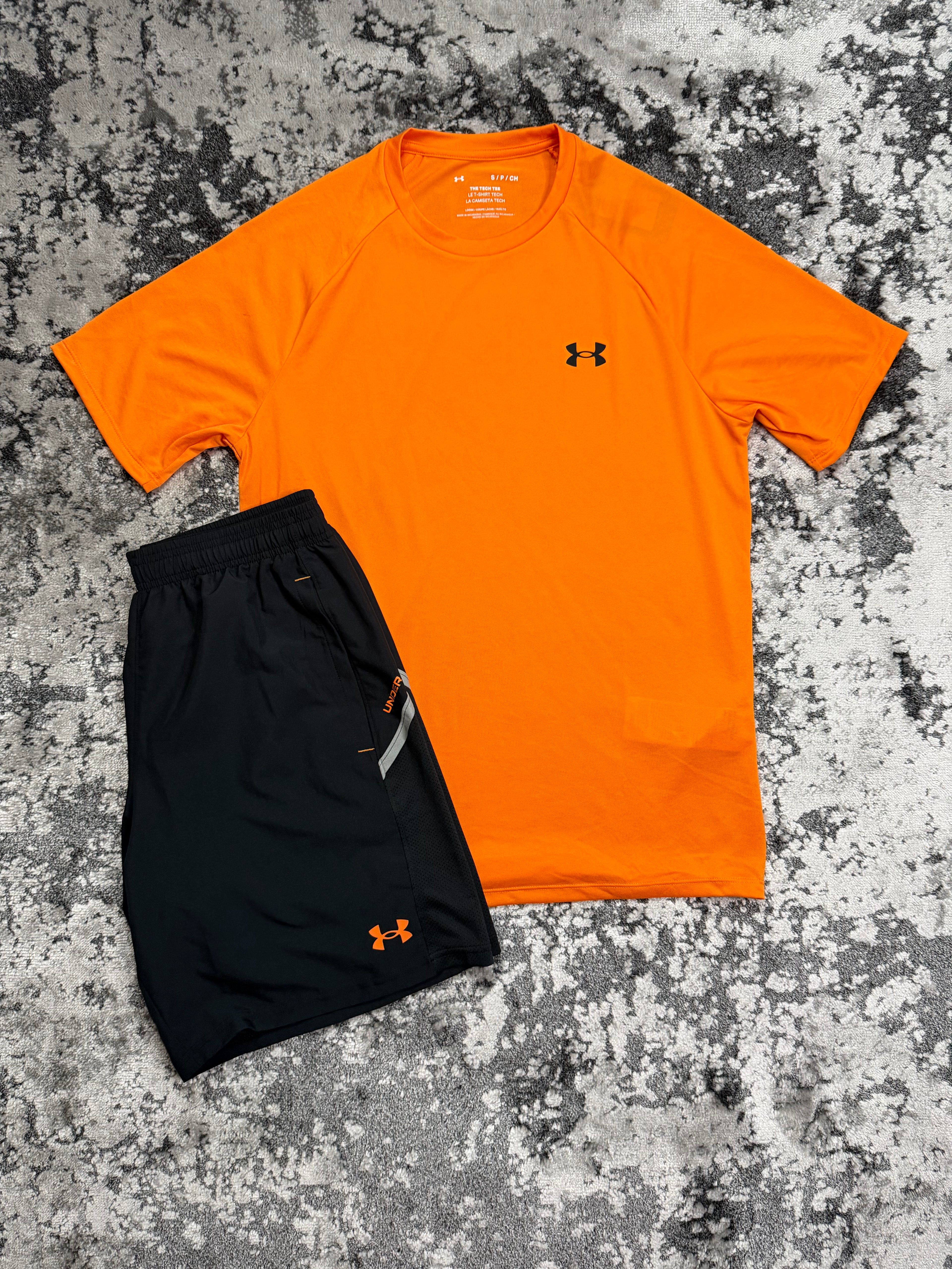 Orange Under Armour 2 Piece Set