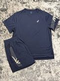Asics Navy 2 Piece Set