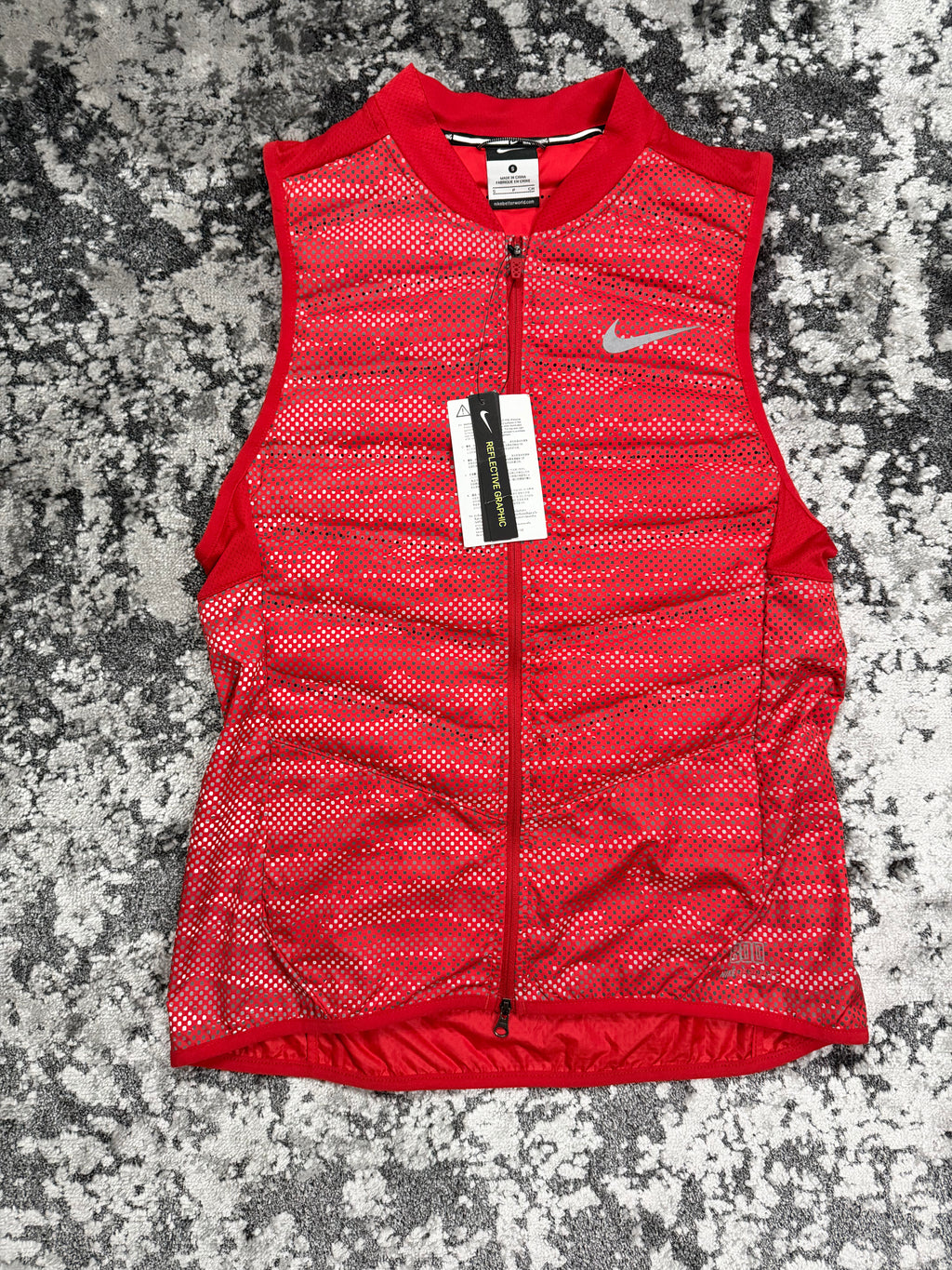 Red Reflective Nike Gilet