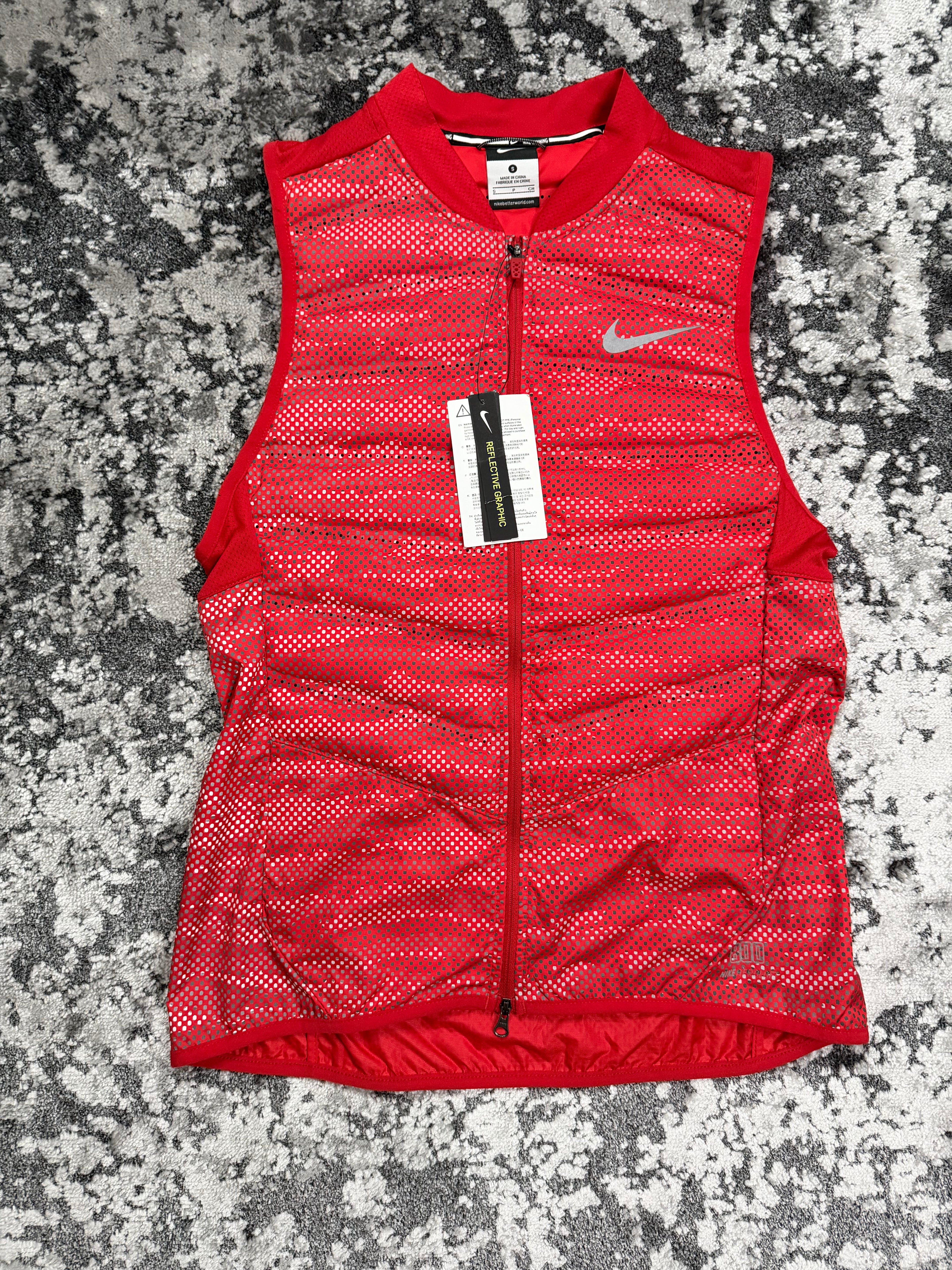 Red Reflective Nike Gilet