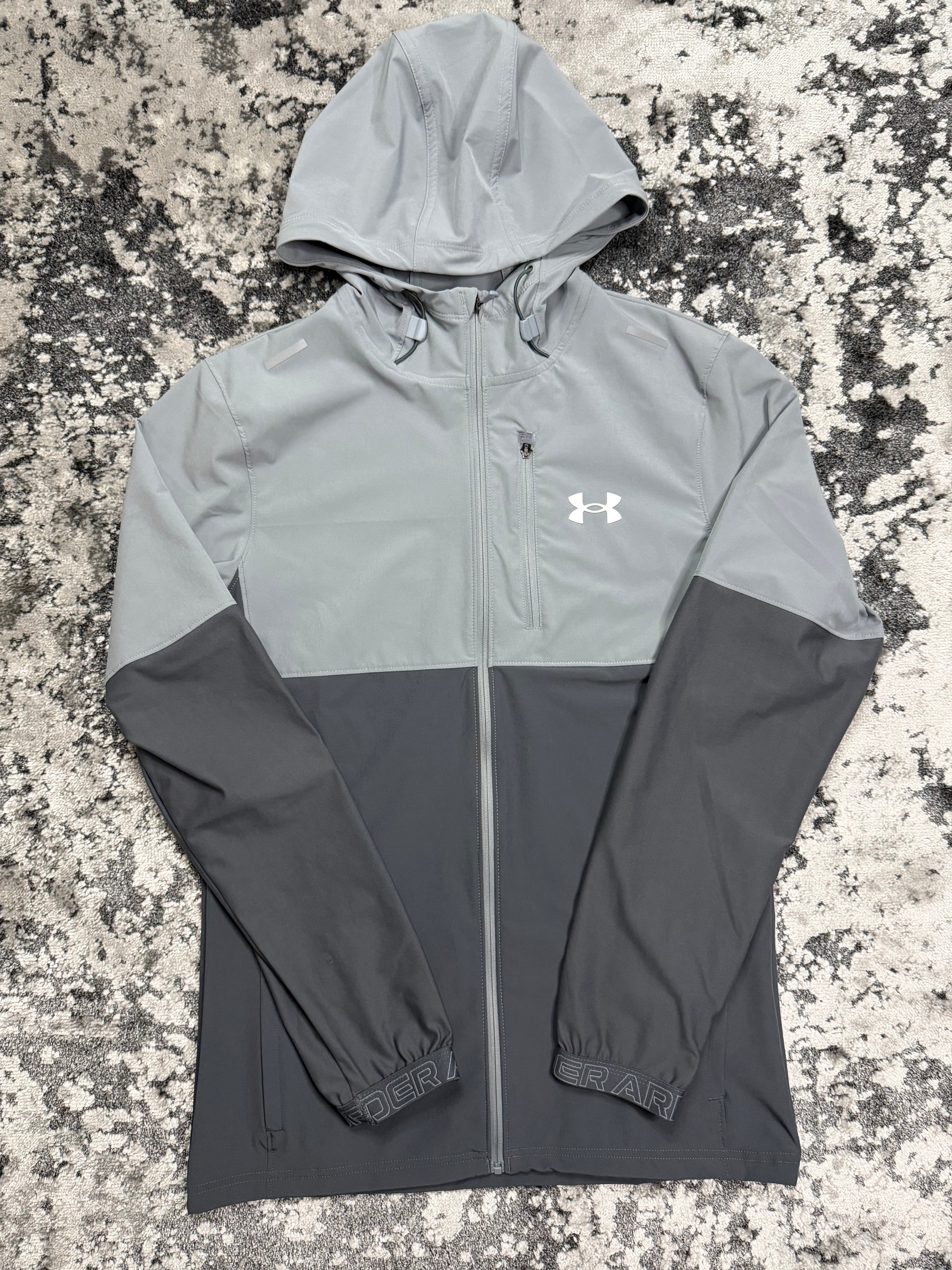Grey Under Armour Windbreaker